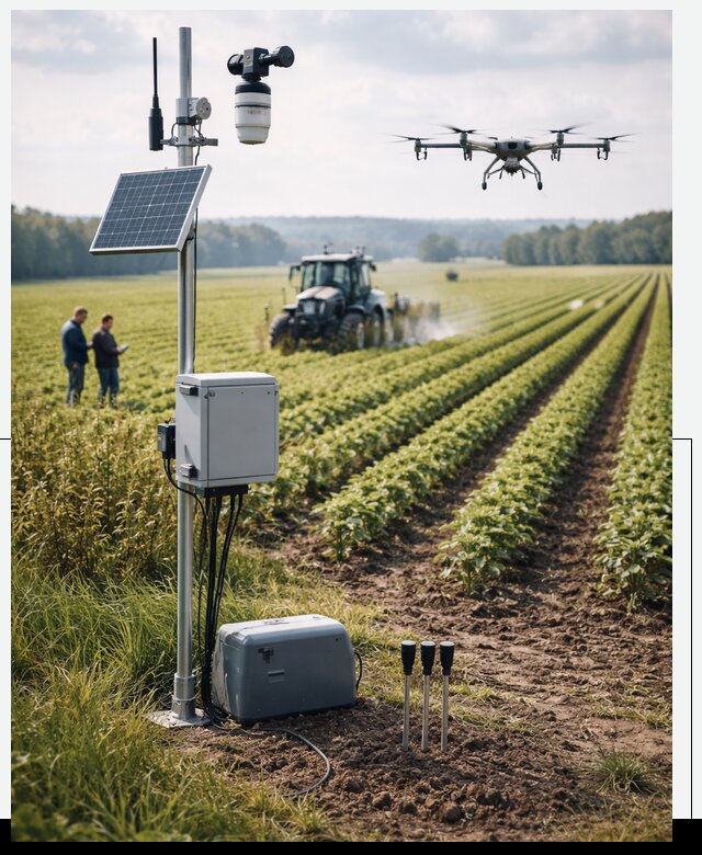 Разработка IoT мониторинга полей в Новодвинске от 8693 р. | АвикейНвд